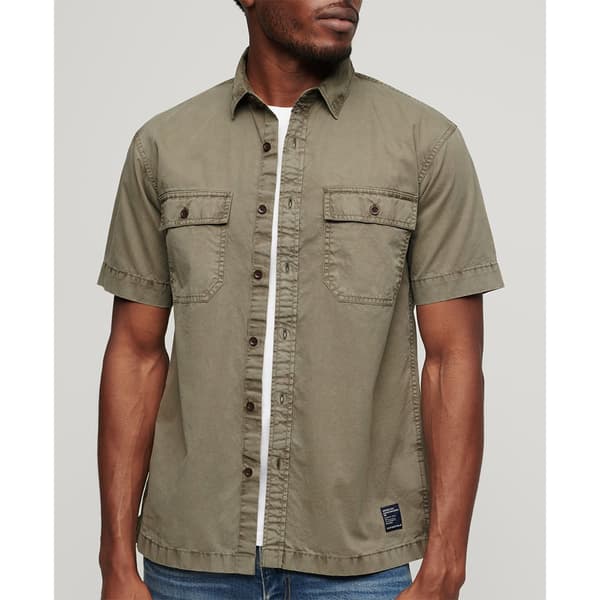 Superdry Military Lyhythihainen Paita Beige L Mies
