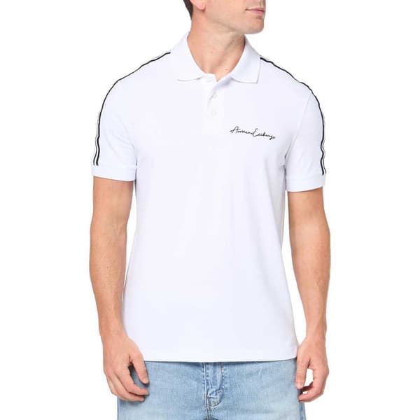 Armani Exchange 8nzfsg_zj81z Kortärmad Polotröja Vit XL Man