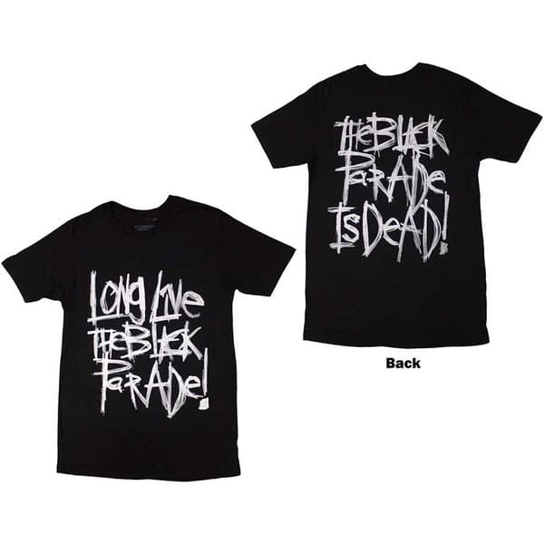 My Chemical Romance Unisex T-Shirt: Long Live The Black Parade (Back Print) (Small)