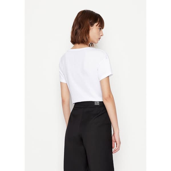 Armani Exchange 8nythx_yj8xz Lyhythihainen T-paita Valkoinen XS Nainen
