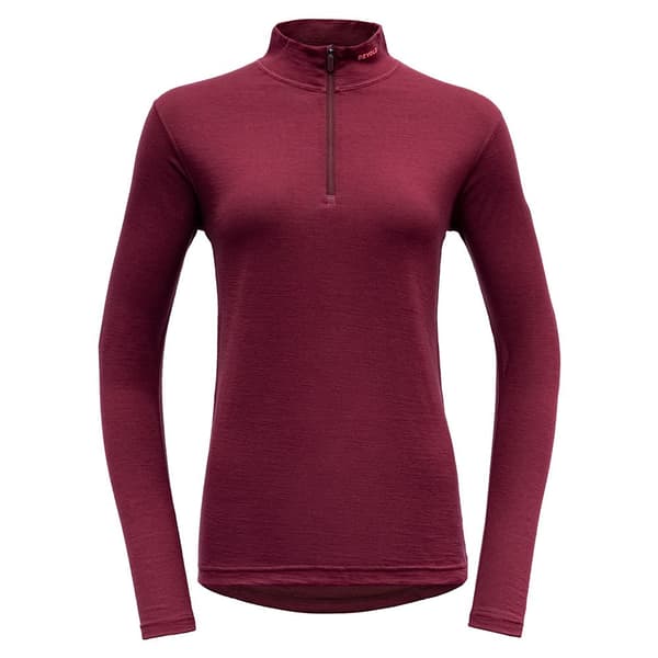 Devold Of Norway Breeze Merino 150 Halv Lynlås Langærmet T-shirt L Kvinde
