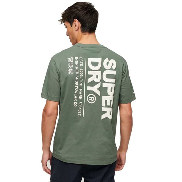 Superdry Utility Sport Loose Kortärmad Skjorta Grönt L Man