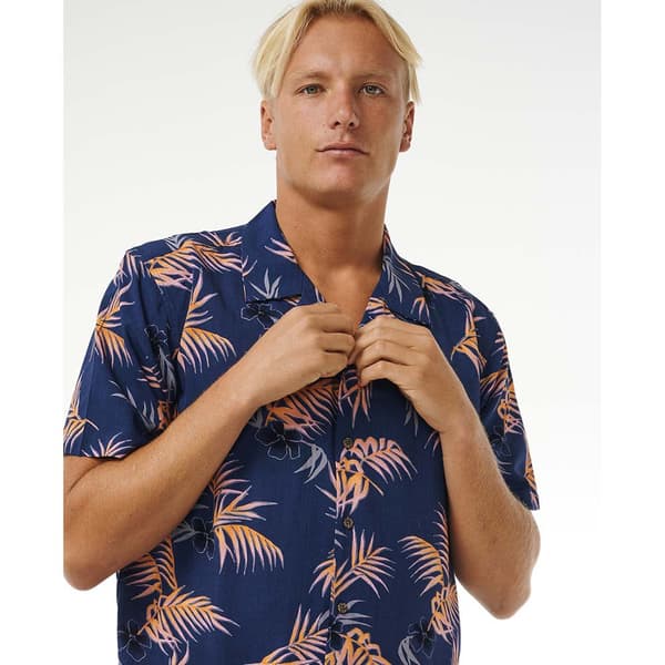 Rip Curl Surf Revival Floral Kortärmad Skjorta Flerfärgad M Man