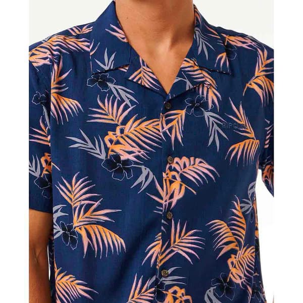 Rip Curl Surf Revival Floral Kortärmad Skjorta Flerfärgad M Man