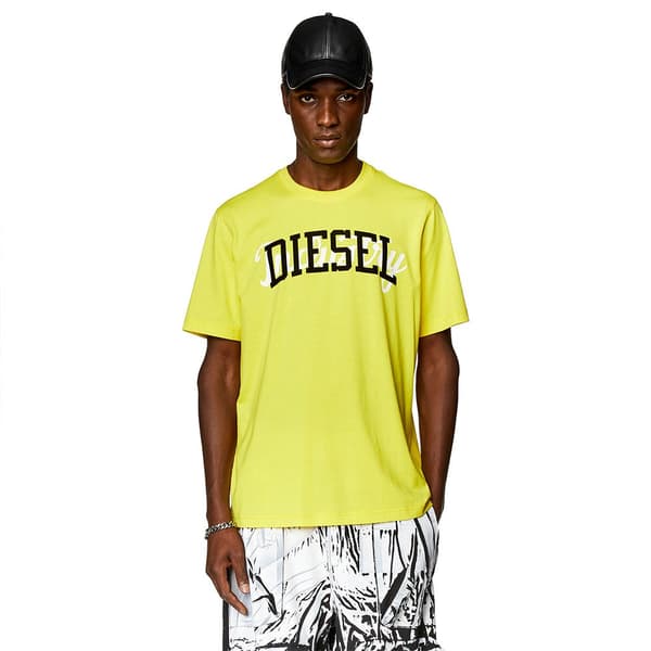 Diesel Just N10 T-shirt Med Korte ærmer Gul M Mand