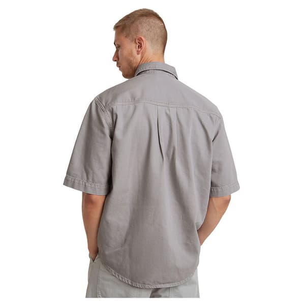 G-star Double Pocket Kortærmet Skjorte Grå M Mand