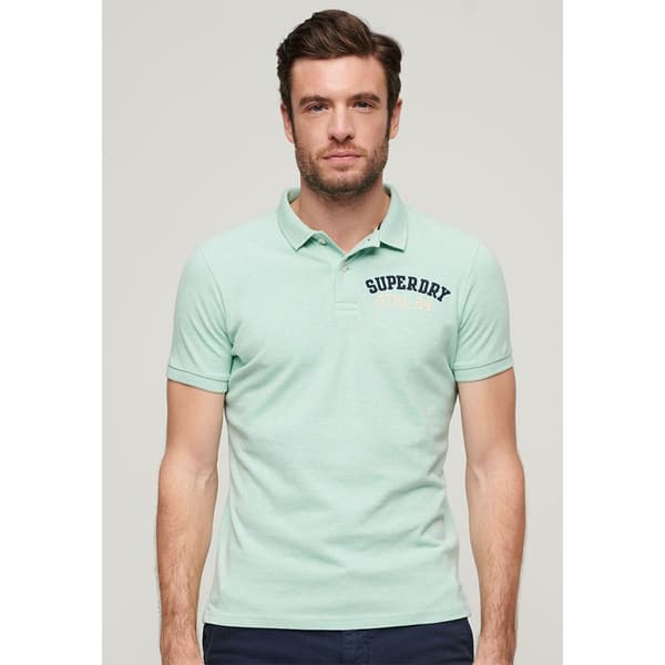 Superdry Vintage Superstate Lyhythihainen Pikeepaita Vihreä M Mies