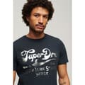 Miniatyrbild 4 av 6: Superdry Metallic Workwear Graphic T-shirt Med Korta ärmar Svart XL Man