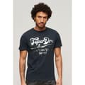Miniatyrbild 1 av 6: Superdry Metallic Workwear Graphic T-shirt Med Korta ärmar Svart XL Man