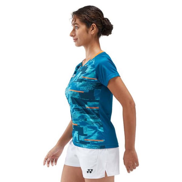 Yonex 0034ex Lyhythihainen Pikeepaita Sininen S Nainen