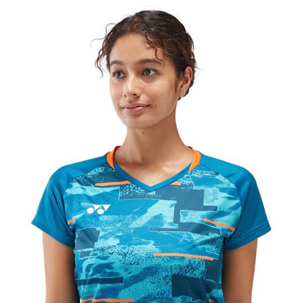 Yonex 0034ex Lyhythihainen Pikeepaita Sininen S Nainen