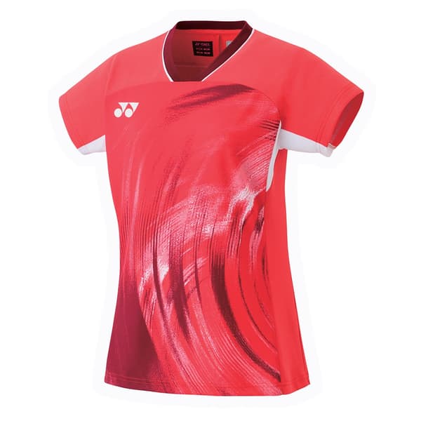 Yonex 20769ex Kortærmet Polo Rød S Kvinde