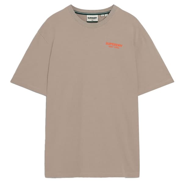 Superdry Luxury Sport Loose T-shirt Med Korta ärmar Beige L Man