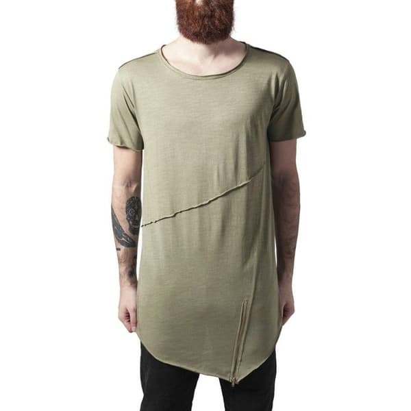 Urban Classics - ASYMETRIS FORMAD Lång T-shirt