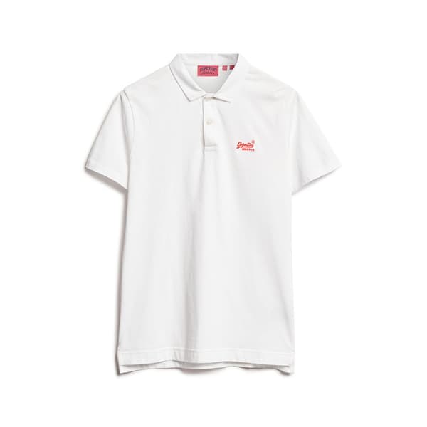 Superdry Essential Logo Neon Kortärmad Polotröja Orange XL Man