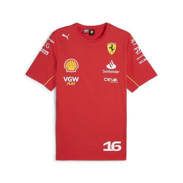 Puma Sf Leclerc T-shirt Med Korta ärmar Röd XL Man