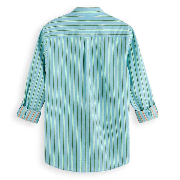 Scotch & Soda Dobby Skjorte Med Lange ærmer Grøn L Mand