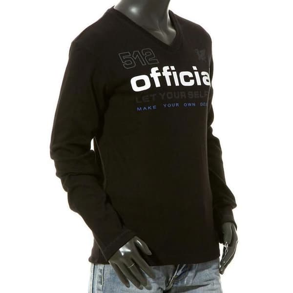 T-Shirt RG 512 Långa Ärmar RGH501 Svart - Svart