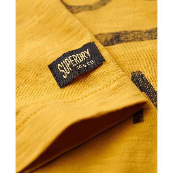Superdry Copper Label Script T-shirt Med Korta ärmar Gul L Man