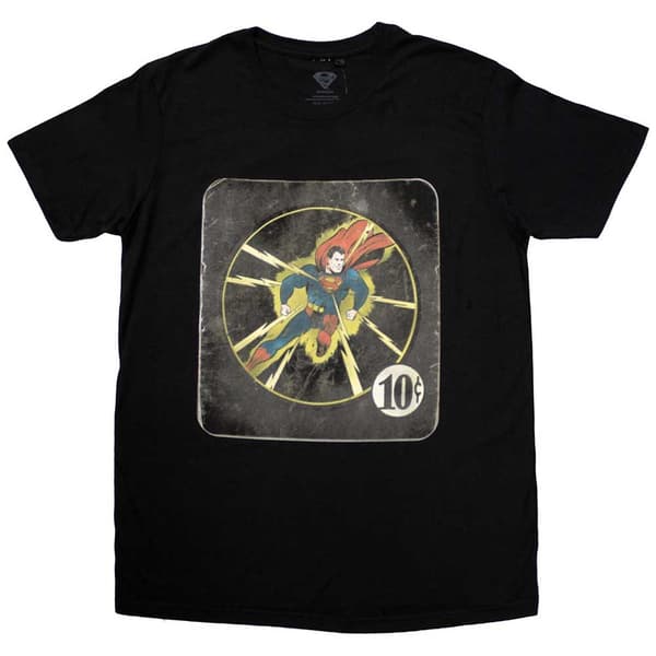 DC Comics Unisex T-Shirt: Superman 10c (Small)