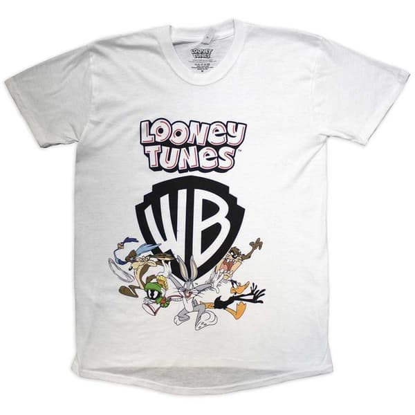 Looney Tunes Unisex T-Shirt: Warner Bros Shield (Medium)