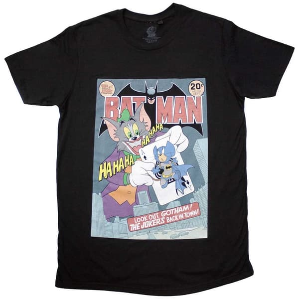 Tom & Jerry Unisex T-Shirt: Batman Comic (Small)
