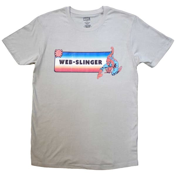 Marvel Comics Unisex T-Shirt: Spider-Man Web-Slinger (Large)