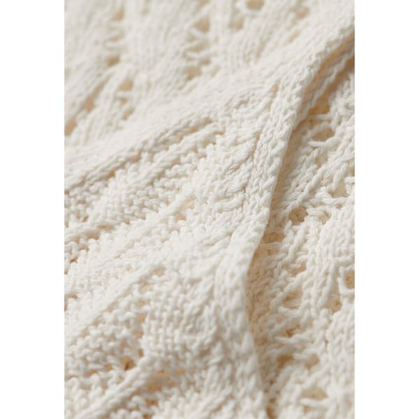 Superdry Crochet Cami ärmlös T-shirt Beige S Kvinna