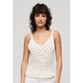 Miniatyrbild 1 av 6: Superdry Crochet Cami ärmlös T-shirt Beige S Kvinna