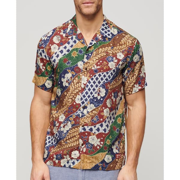 Superdry Hawaiian Resort Lyhythihainen Paita Monivärinen 3XL Mies