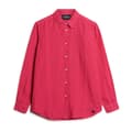 Miniatyrbild 3 av 6: Superdry Casual Linen Boyfriend Kortärmad Skjorta Rosa M Kvinna