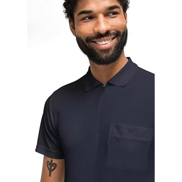 Maier Sports Arwin 2.0 Kortærmet Polo Blå XL Mand