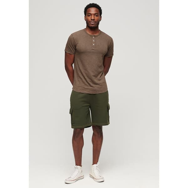 Superdry Grandad T-shirt Med Korta ärmar Brun XL Man