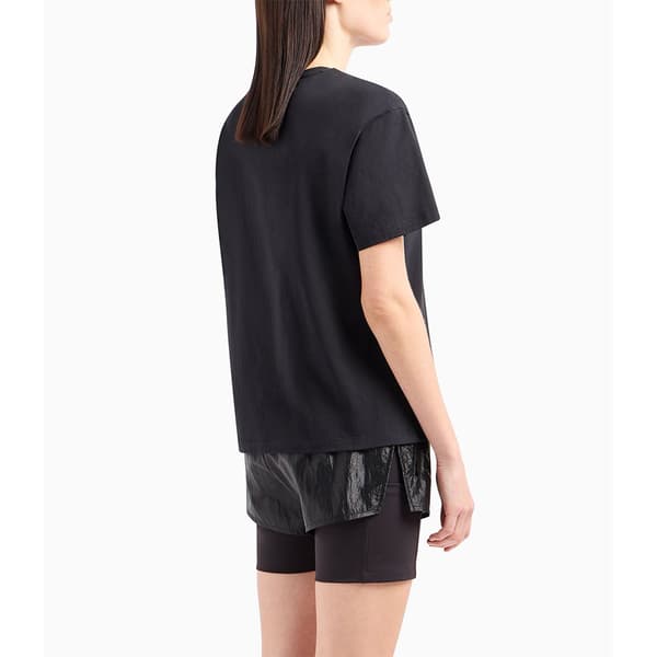Ea7 Emporio Armani 3dtt25_tjtyz T-shirt Med Korta ärmar Svart XS Kvinna