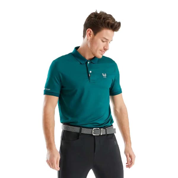 Horse Pilot Atlas Unisex Kortärmad Polotröja  2XS