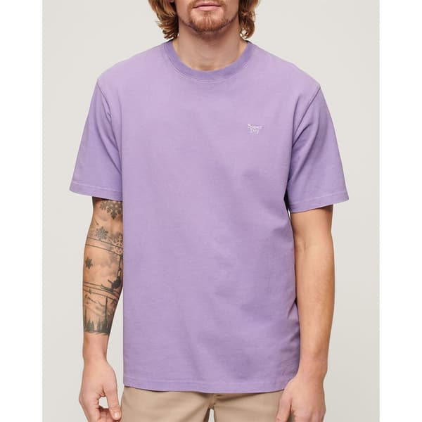 Superdry Vintage Washed T-shirt Lila M Man