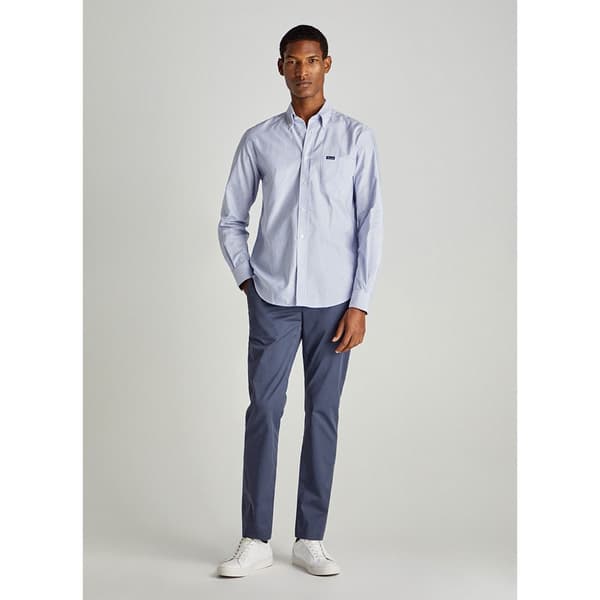 FaÇonnable Clb Bd Oxf New Pkt Skjorta Med Långa ärmar Blå 3XL Man