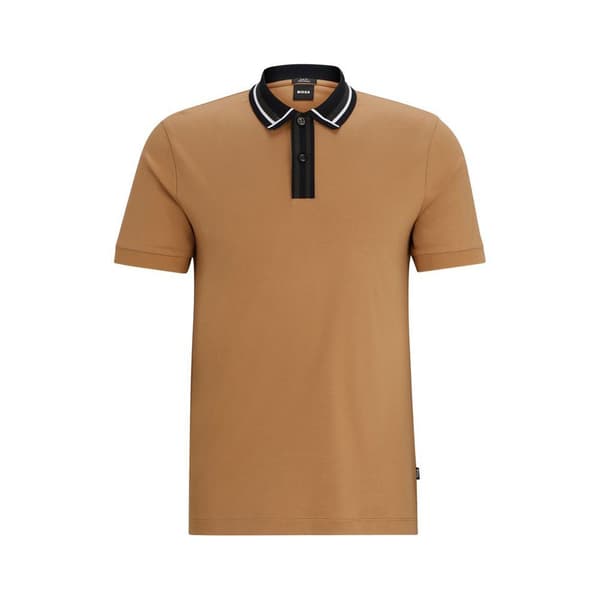 Boss Phillipson 36 10260025 Kortærmet Polo Brun XL Mand