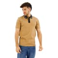 Miniatyrbillede 1 af 5: Boss Phillipson 36 10260025 Kortærmet Polo Brun XL Mand