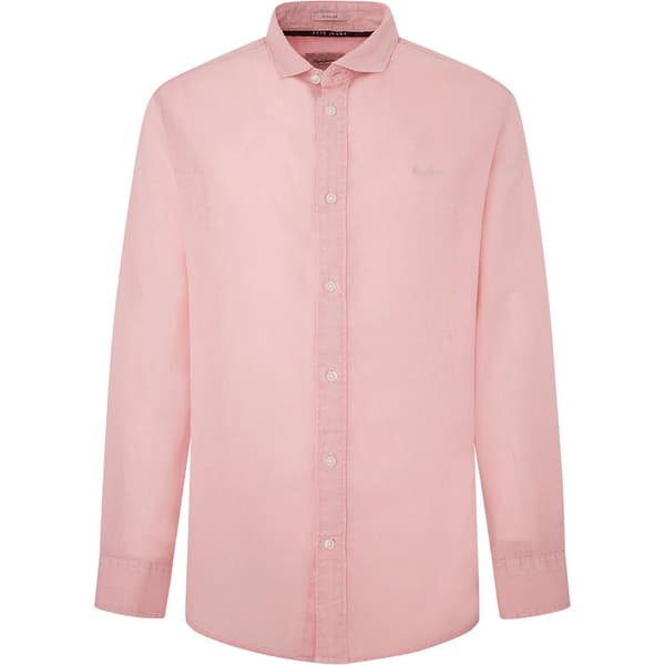 Pepe Jeans Paytton Skjorta Med Långa ärmar Rosa L Man