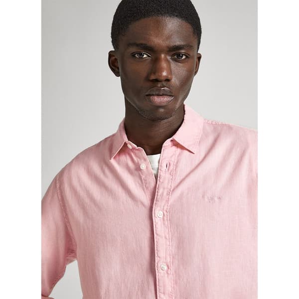 Pepe Jeans Paytton Skjorta Med Långa ärmar Rosa L Man