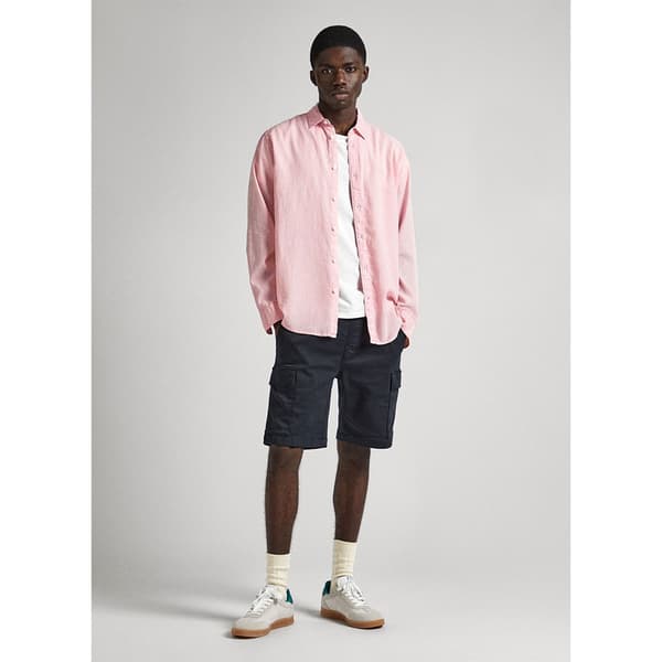 Pepe Jeans Paytton Skjorta Med Långa ärmar Rosa L Man