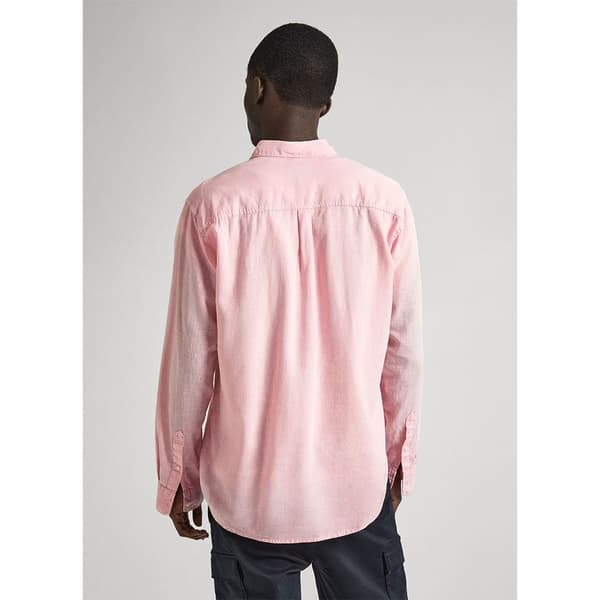 Pepe Jeans Paytton Skjorta Med Långa ärmar Rosa L Man