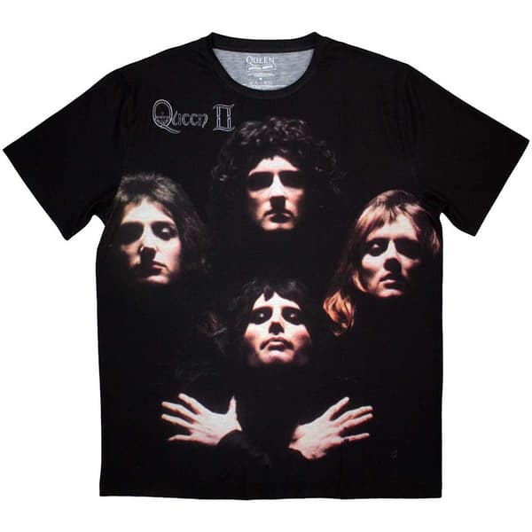 Queen Unisex Sublimation T-Shirt: Bo Rhap Classic (Large)