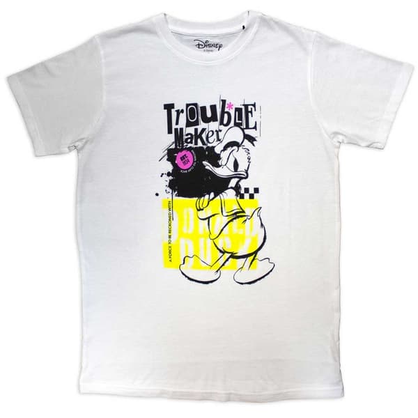Donald Duck Unisex T-Shirt: Trouble Maker (XX-Large)