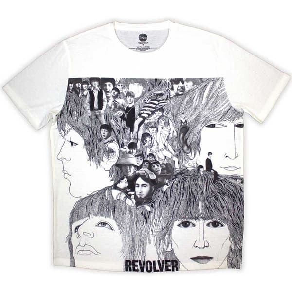 The Beatles Unisex Sublimation T-Shirt: Revolver (X-Large)