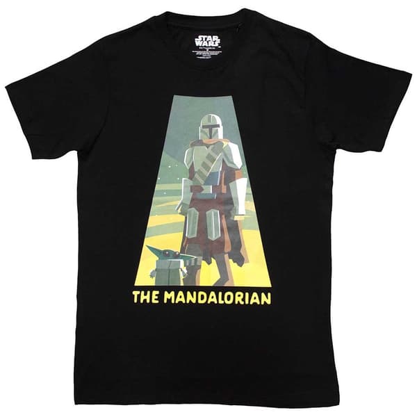 Star Wars Unisex T-Shirt: The Mandalorian Spotlight (Large)