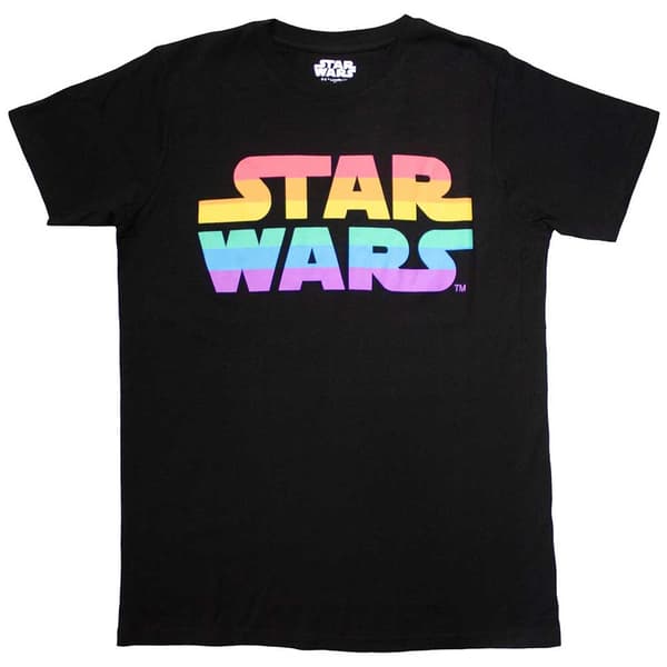 Star Wars Unisex T-Shirt: Rainbow Logo (Medium)