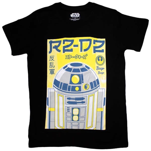 Star Wars Unisex T-Shirt: R2-D2 Japanese (Large)