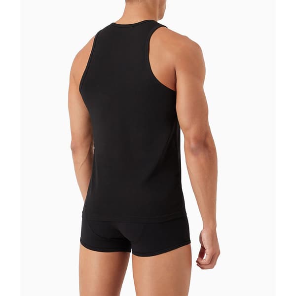 Emporio Armani 110828 Cc729 ærmeløs T-shirt Sort S Mand